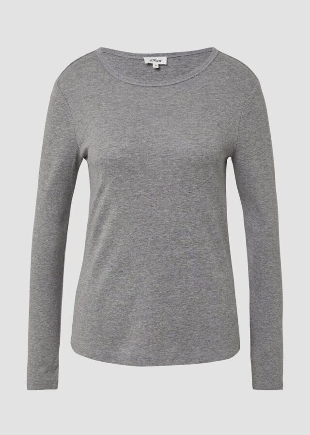 Elastisches Longsleeve im Slim Fit