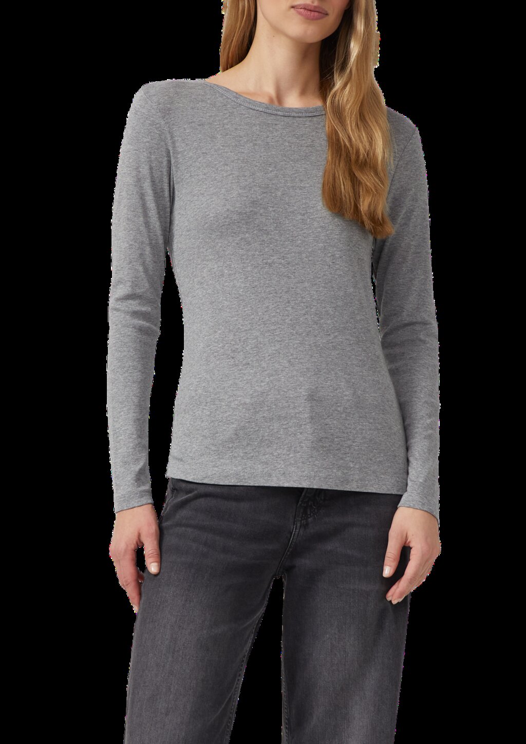 Elastisches Longsleeve im Slim Fit