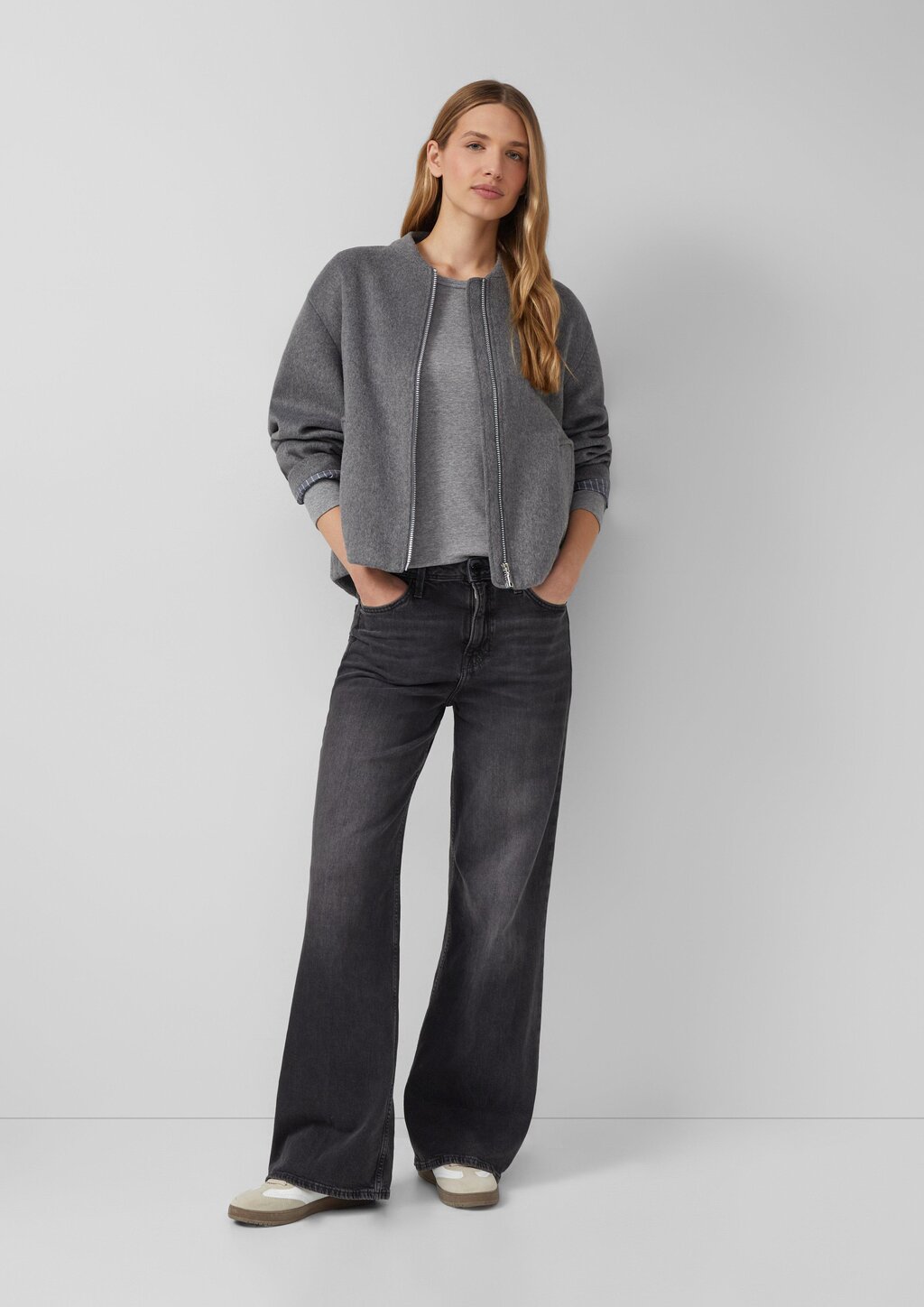 Elastisches Longsleeve im Slim Fit