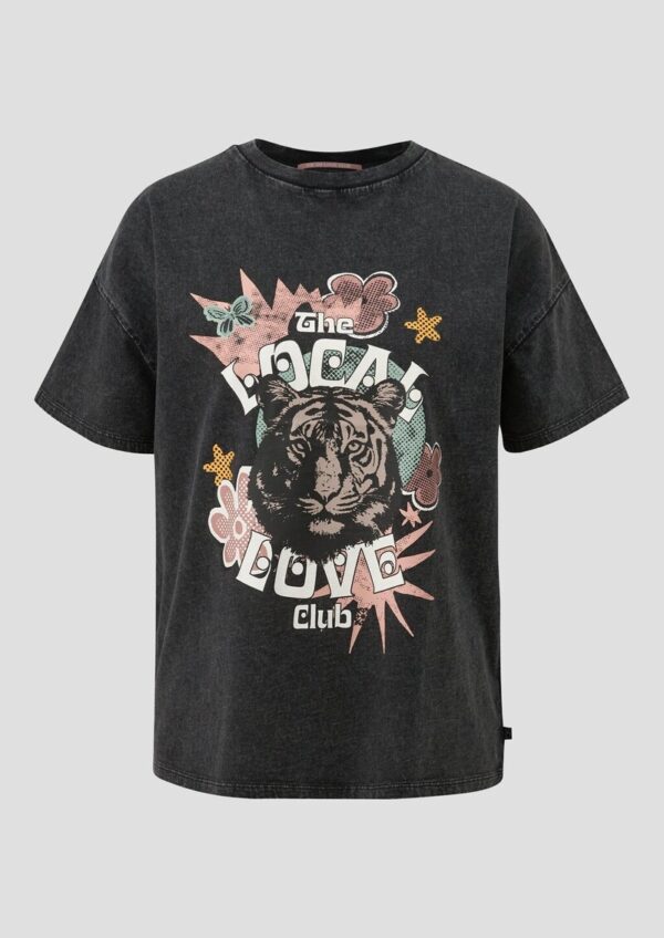 Gewaschenes T-Shirt im Oversized Fit