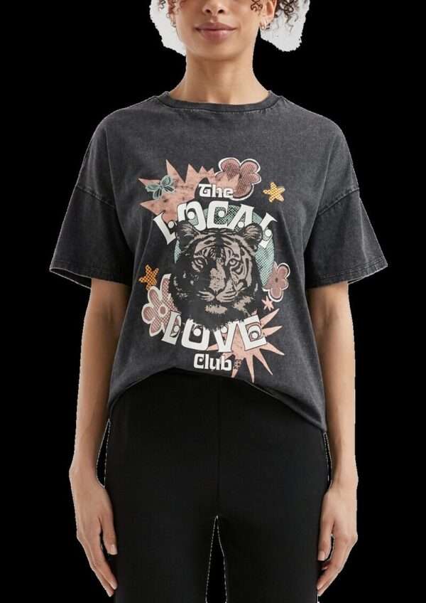 Gewaschenes T-Shirt im Oversized Fit