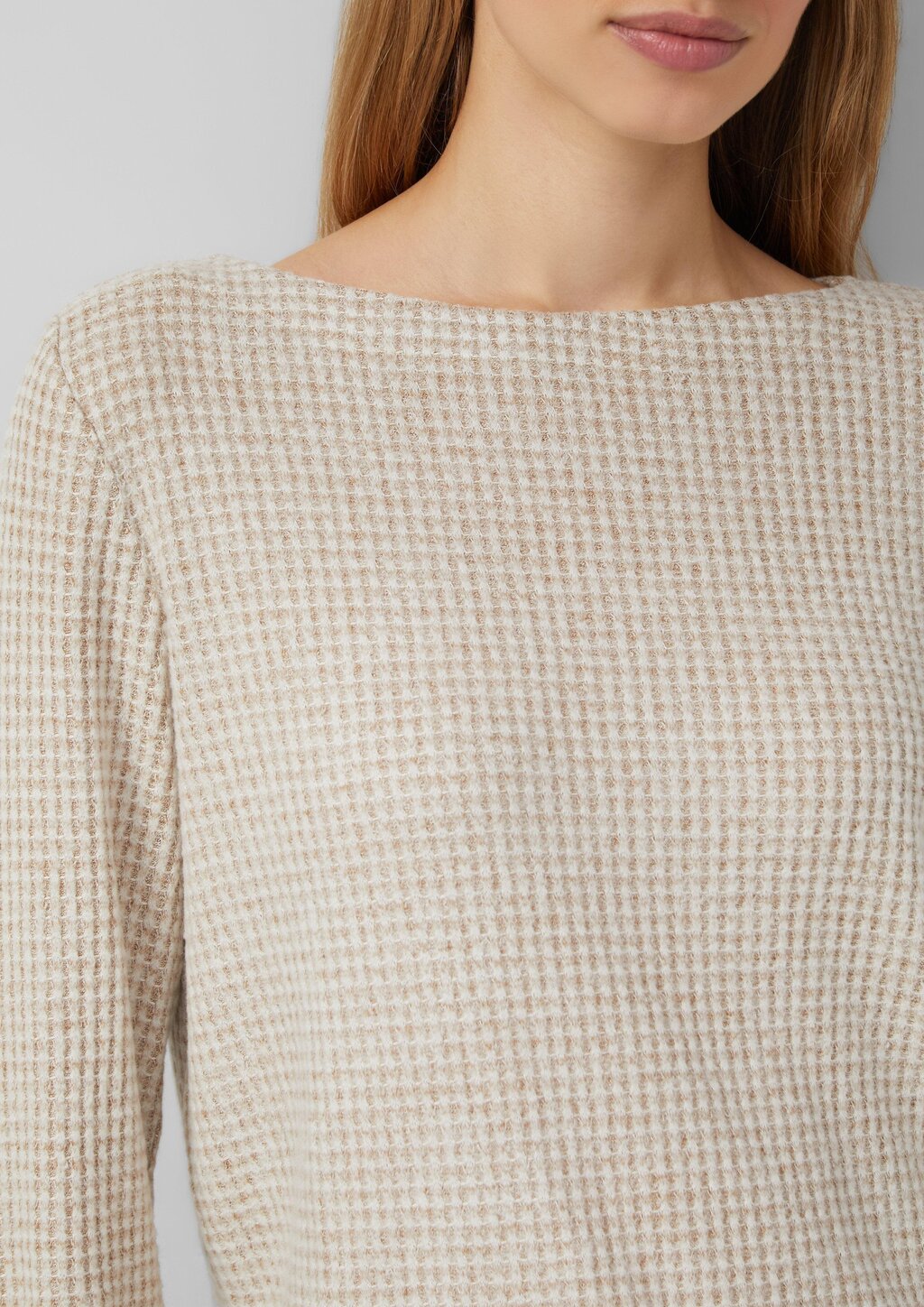 Weiches Shirt mit Waffelstruktur im Relaxed Fit