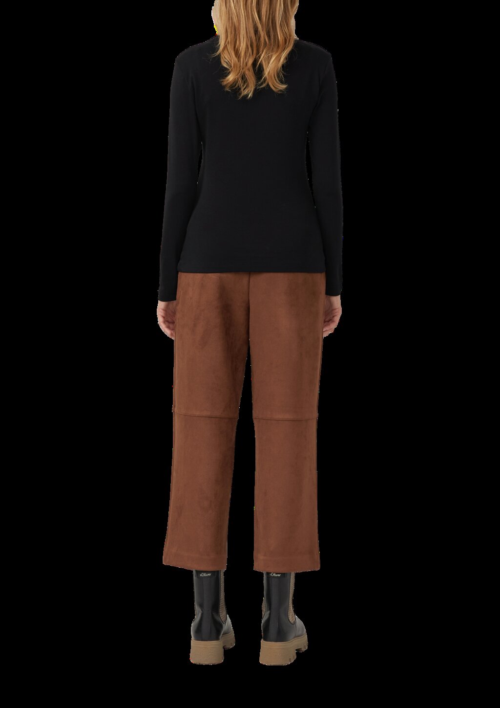 Longsleeve im Slim Fit mit Rollkragen