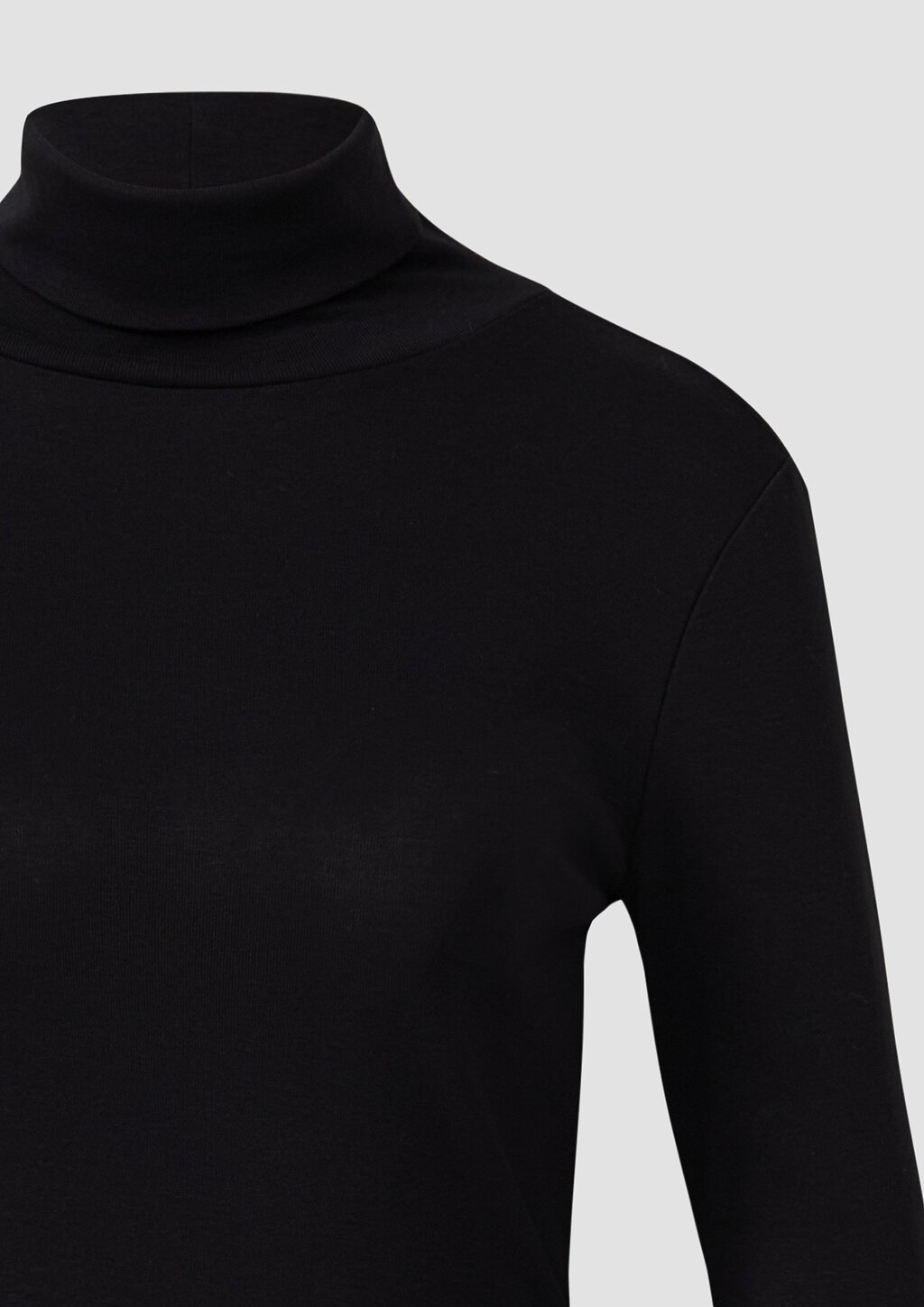 Longsleeve im Slim Fit mit Rollkragen