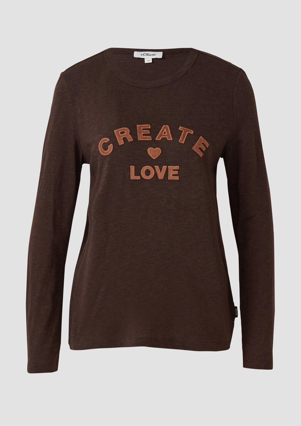 Longsleeve mit appliziertem Artwork