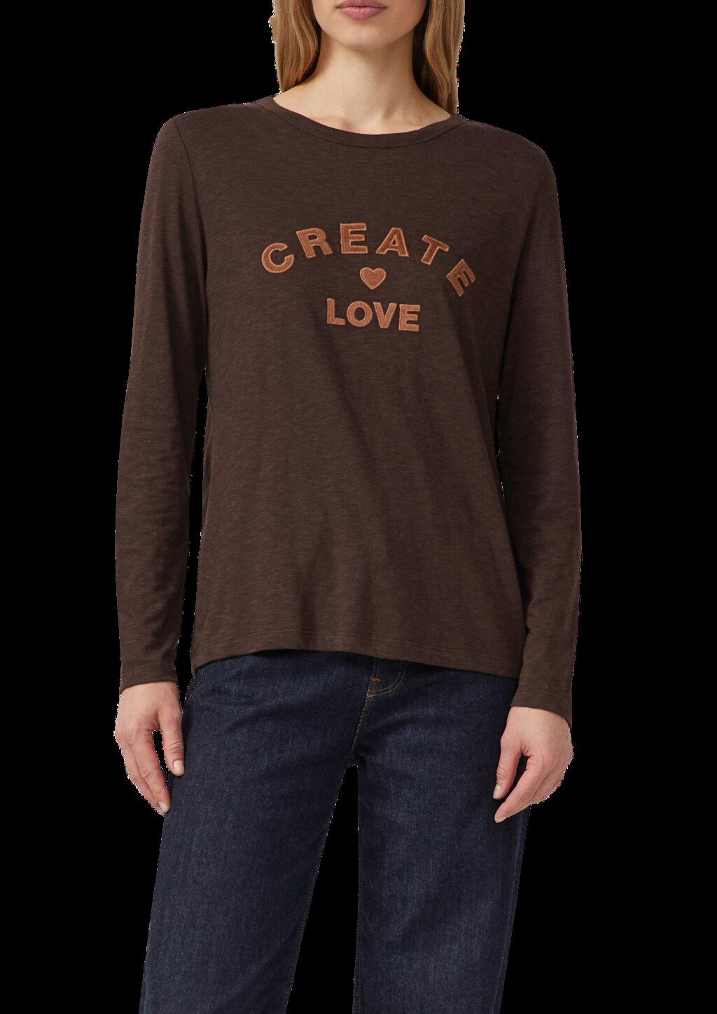 Longsleeve mit appliziertem Artwork