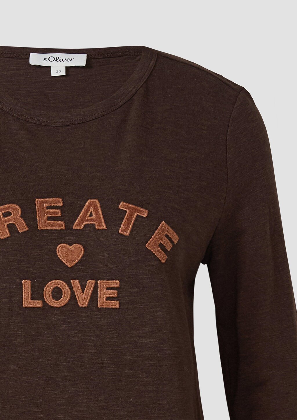 Longsleeve mit appliziertem Artwork