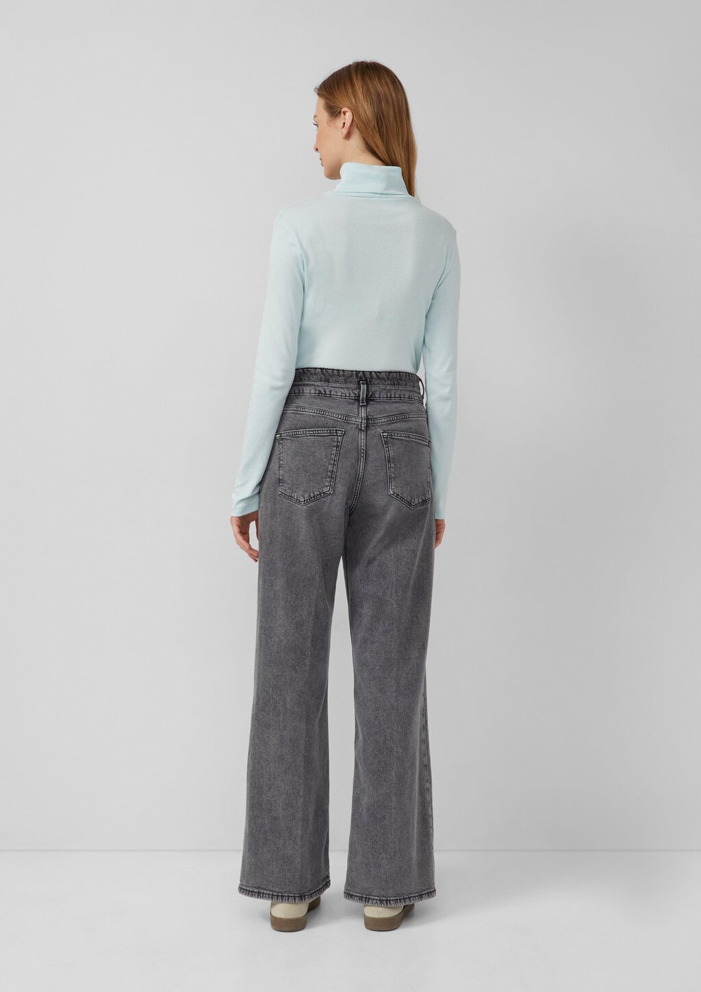 Longsleeve im Slim Fit mit Rollkragen