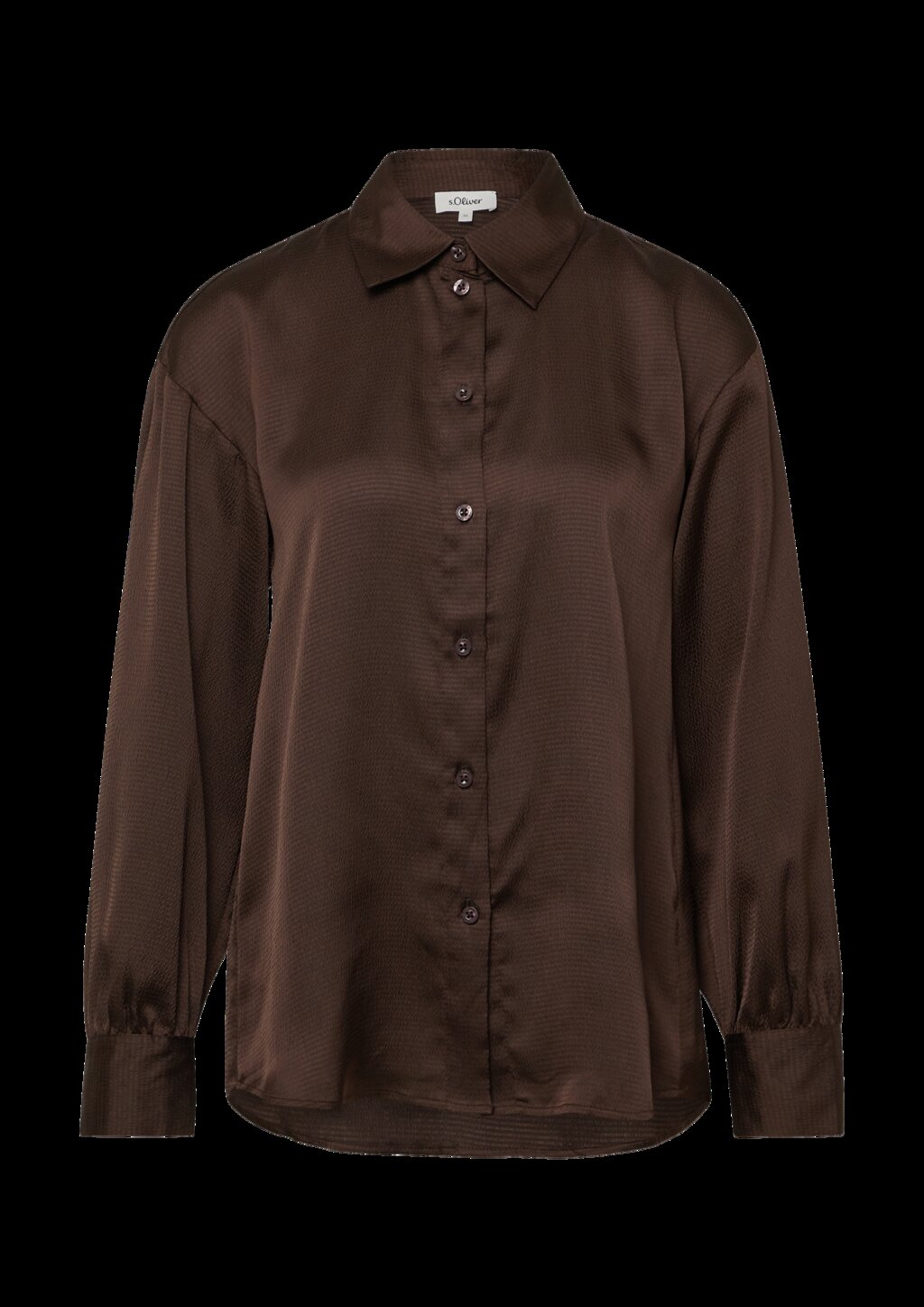 Bluse aus strukturierter Ware im Relaxed Fit