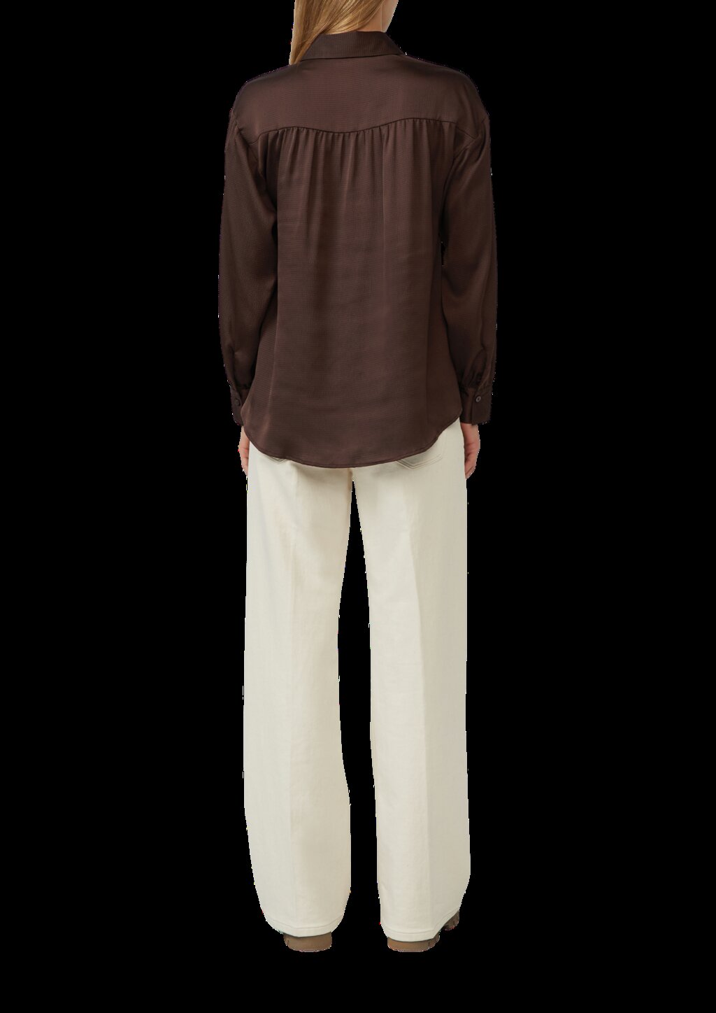 Bluse aus strukturierter Ware im Relaxed Fit