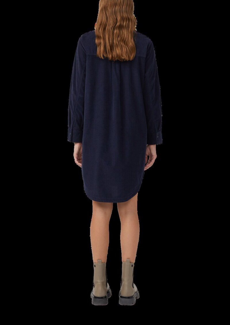 Feincord-Kleid im Relaxed Fit mit Eingrifftaschen