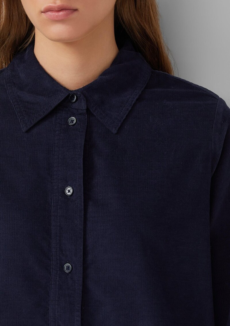 Feincord-Kleid im Relaxed Fit mit Eingrifftaschen