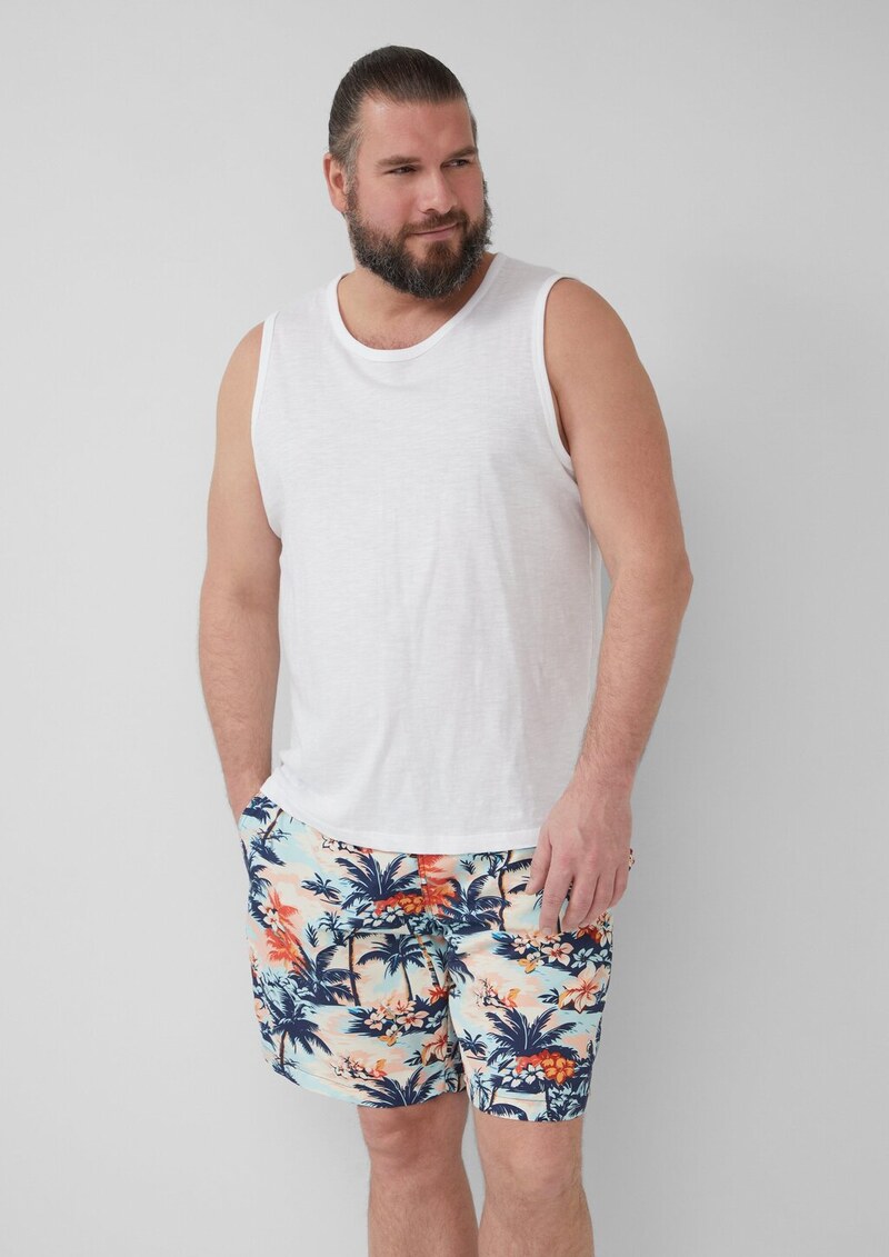 Badeshorts mit Elastikbund und Tunnelzug