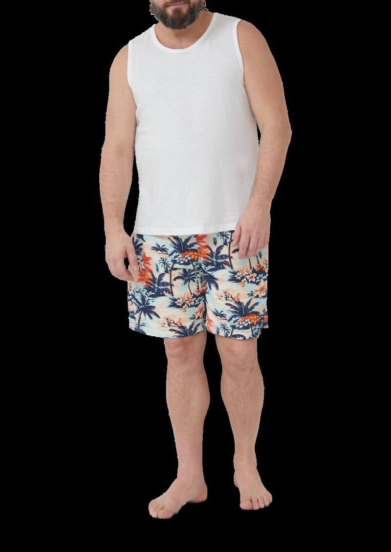 Badeshorts mit Elastikbund und Tunnelzug