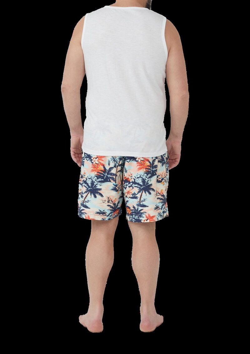 Badeshorts mit Elastikbund und Tunnelzug