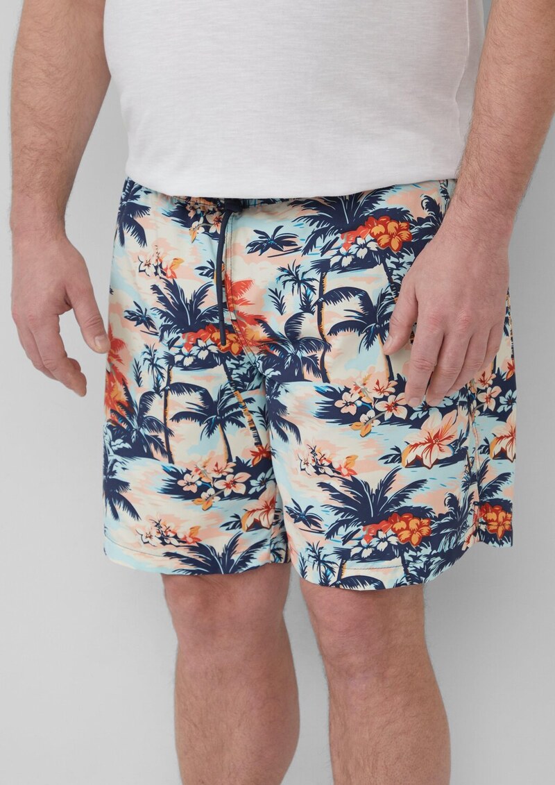 Badeshorts mit Elastikbund und Tunnelzug