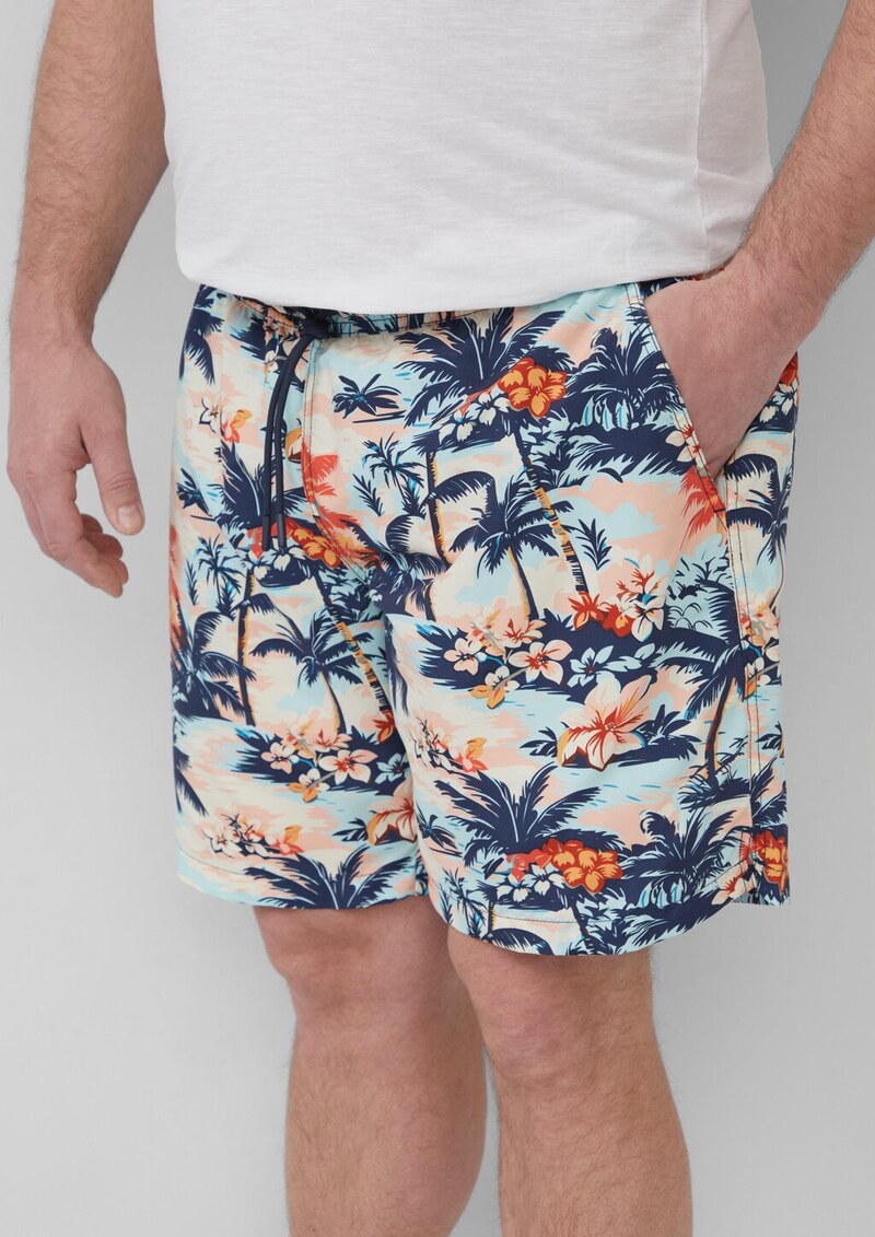 Badeshorts mit Elastikbund und Tunnelzug