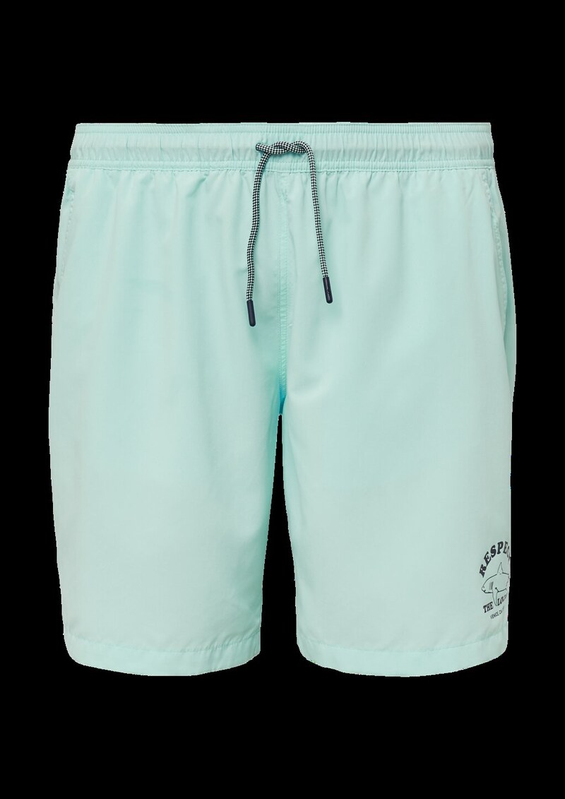 Badeshorts mit Print-Detail