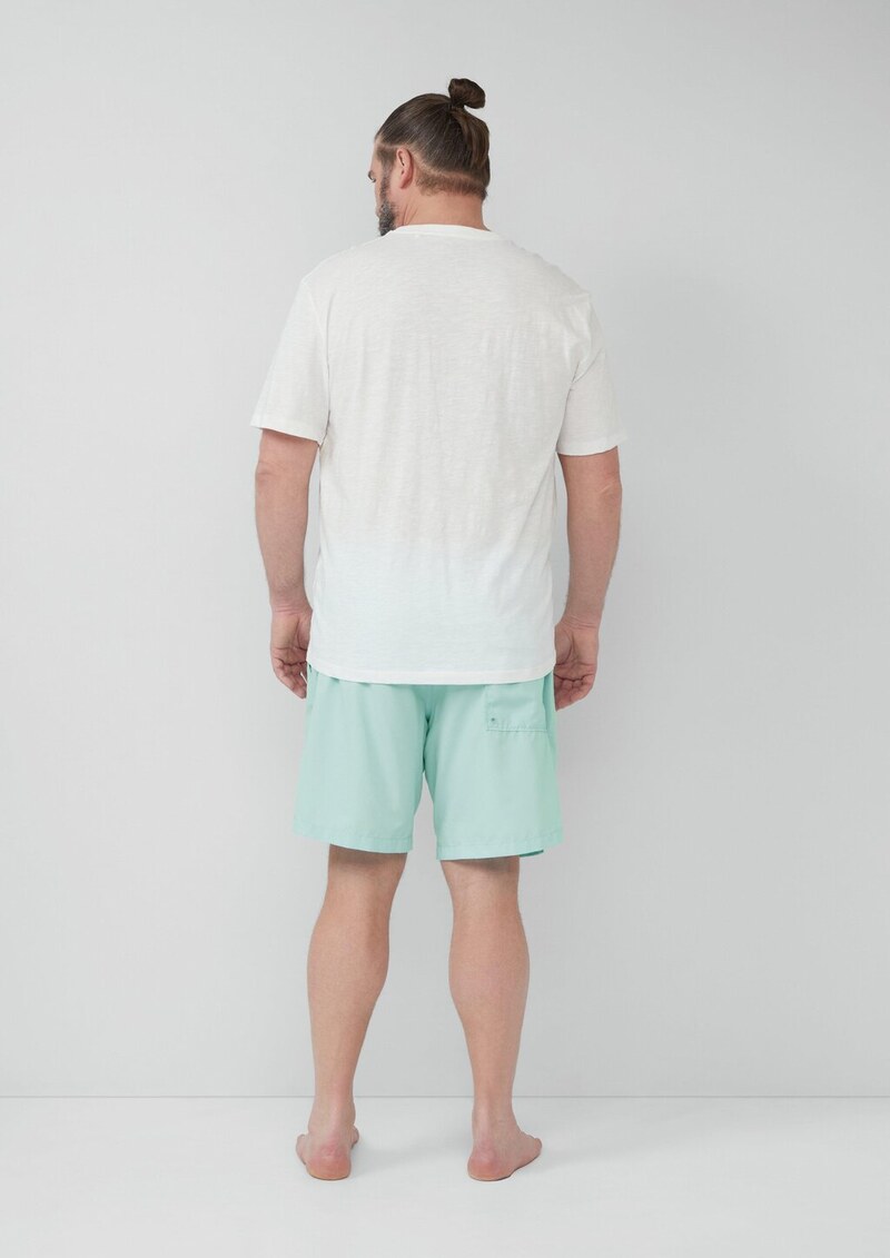 Badeshorts mit Print-Detail