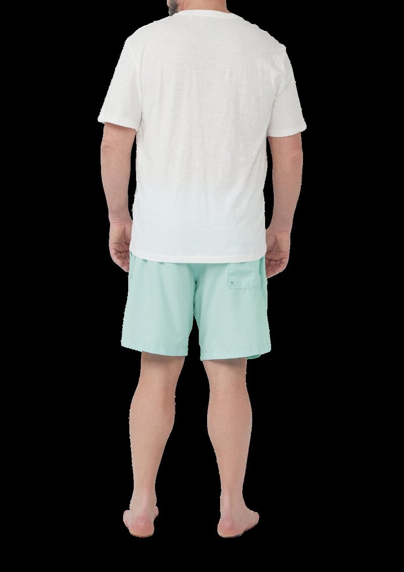 Badeshorts mit Print-Detail