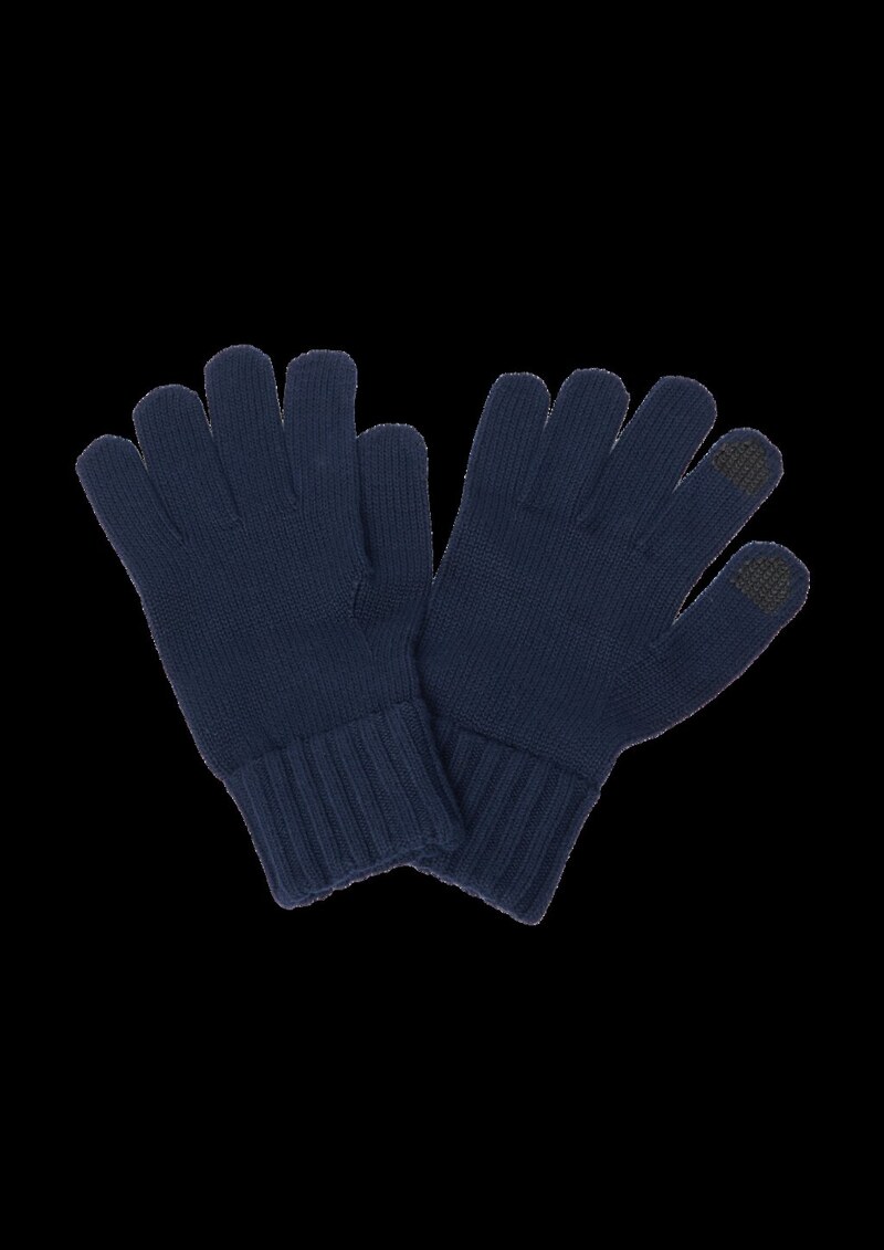 Strickhandschuhe mit Smartphone-Funktion an Daumen und Zeigefinger