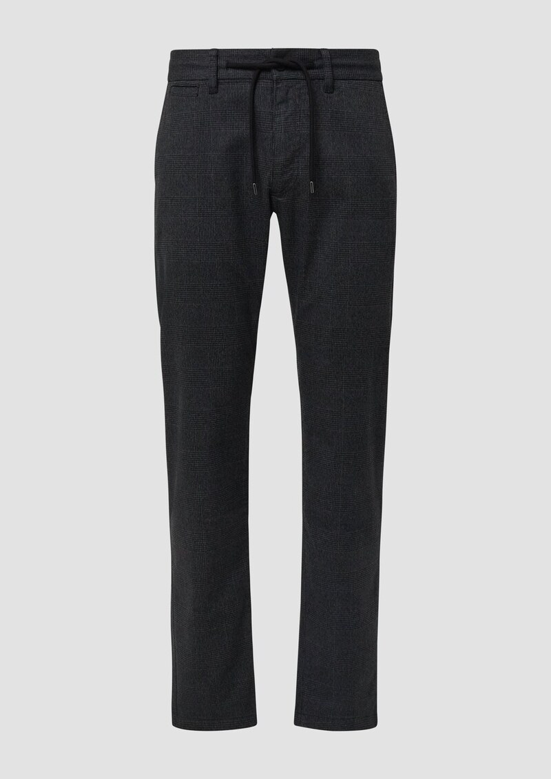 Phoenix: Strukturierte Chinohose mit Elastikbund