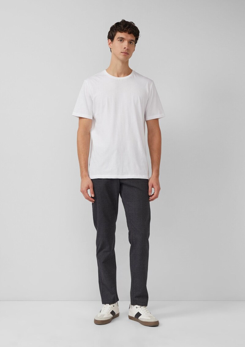 Phoenix: Strukturierte Chinohose mit Elastikbund