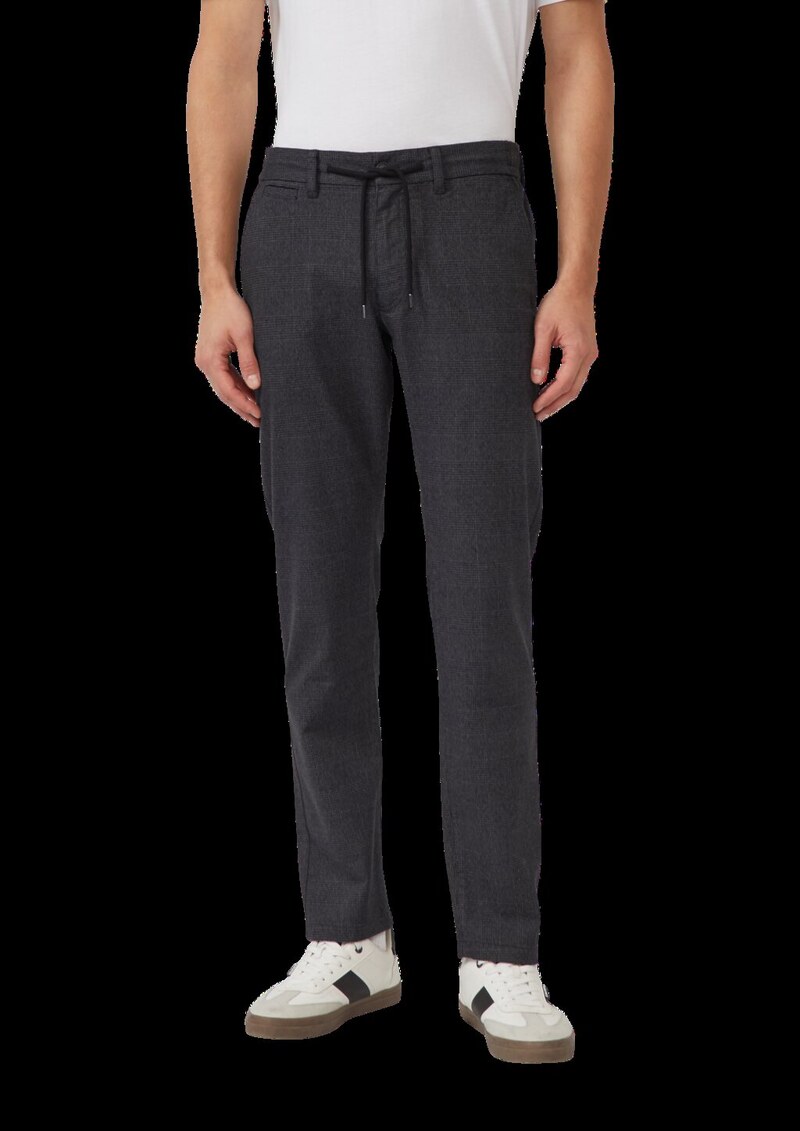 Phoenix: Strukturierte Chinohose mit Elastikbund