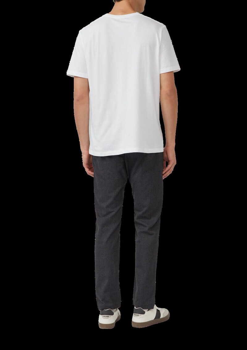 Phoenix: Strukturierte Chinohose mit Elastikbund