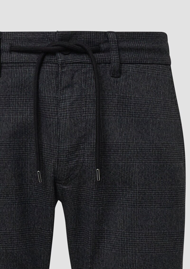 Phoenix: Strukturierte Chinohose mit Elastikbund