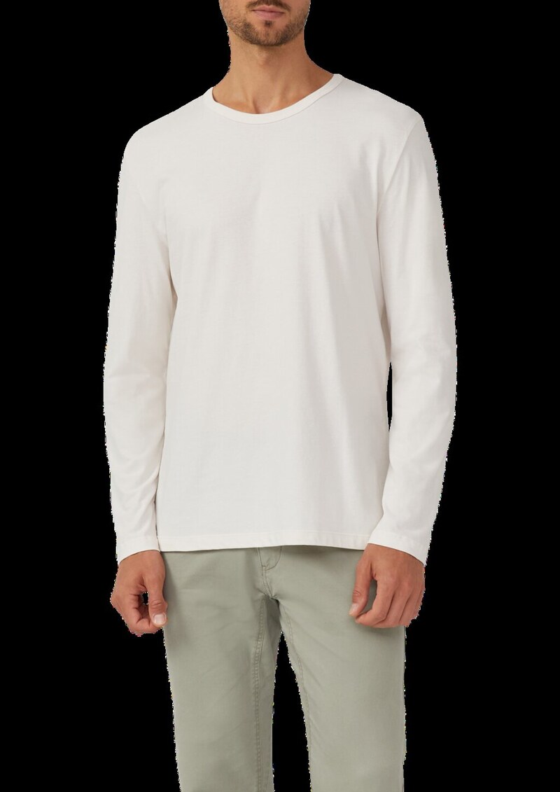 Softes Longsleeve mit Crew Neck und Logo-Patch