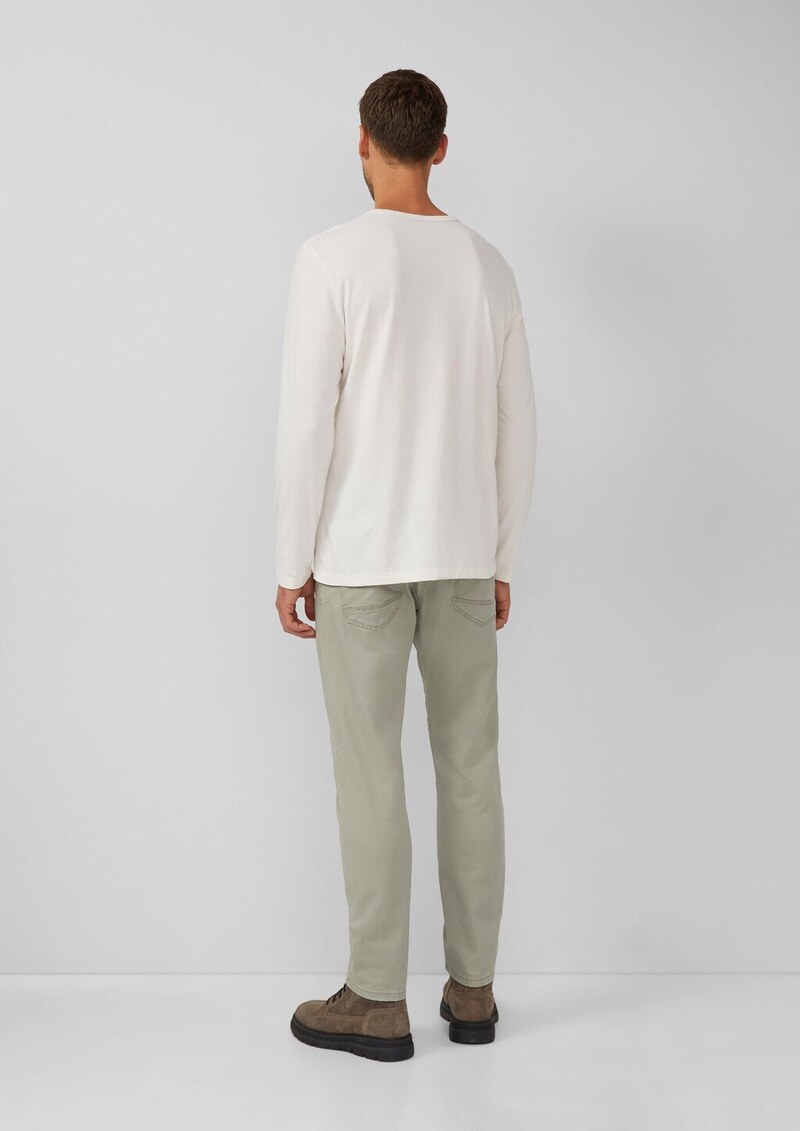 Softes Longsleeve mit Crew Neck und Logo-Patch