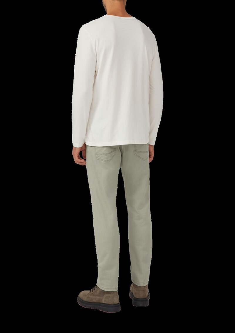 Softes Longsleeve mit Crew Neck und Logo-Patch