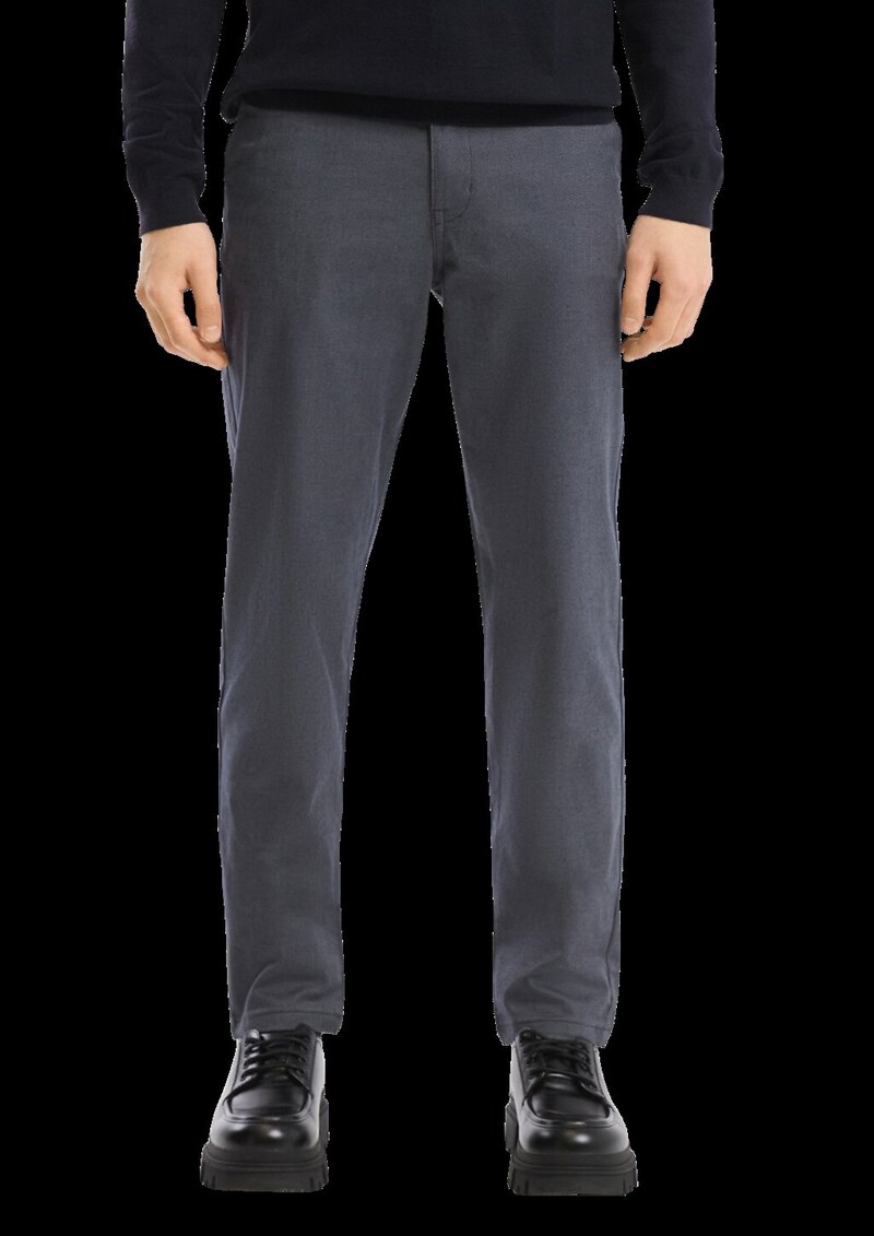 Chino aus zweifarbigem Oxfordgewebe