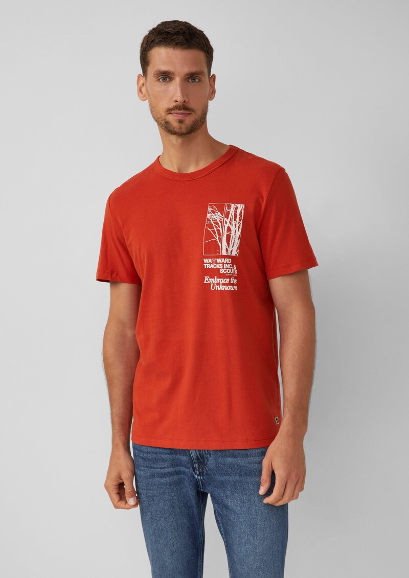 Softes Baumwoll-T-Shirt mit Artwork