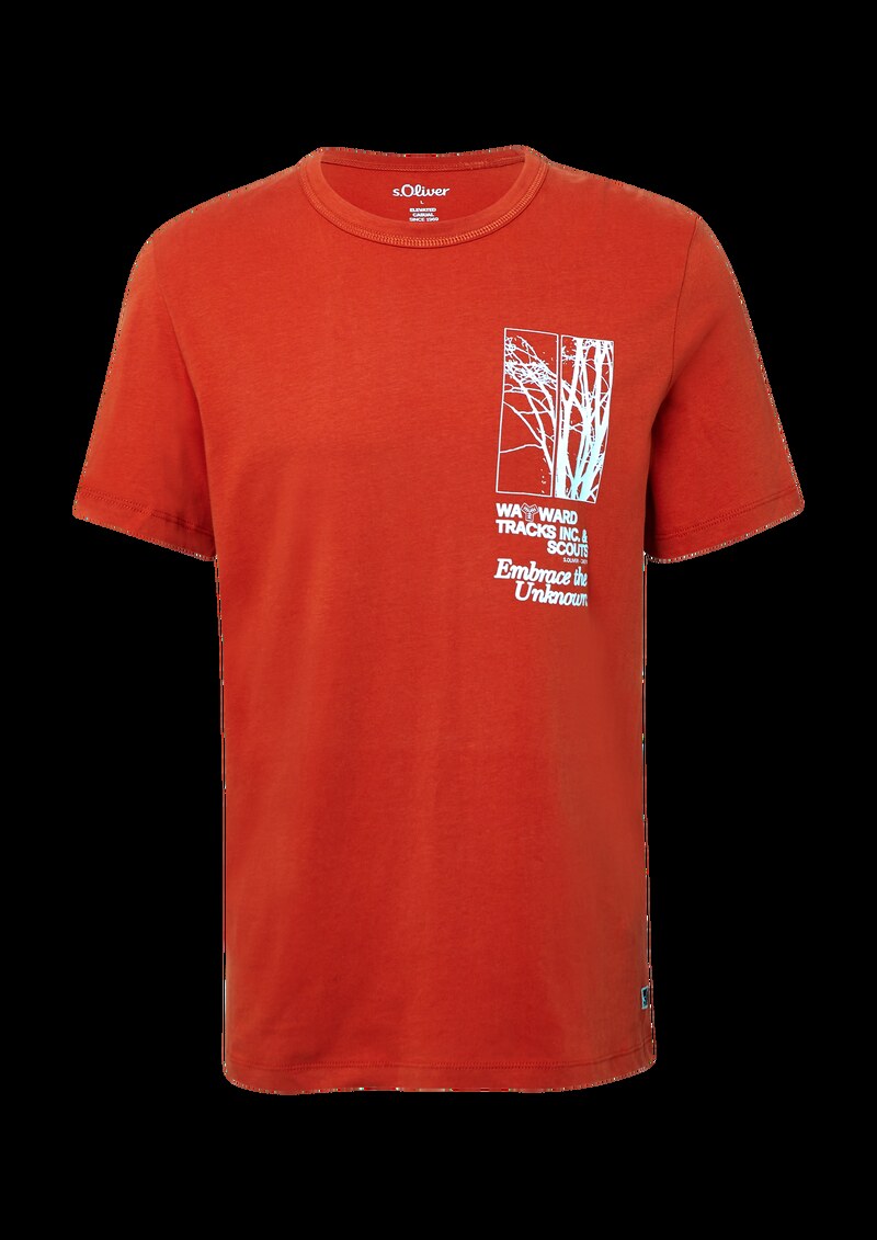 Softes Baumwoll-T-Shirt mit Artwork