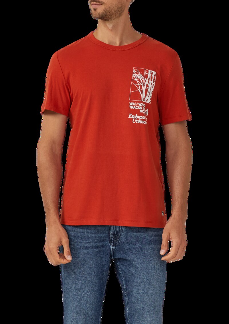 Softes Baumwoll-T-Shirt mit Artwork