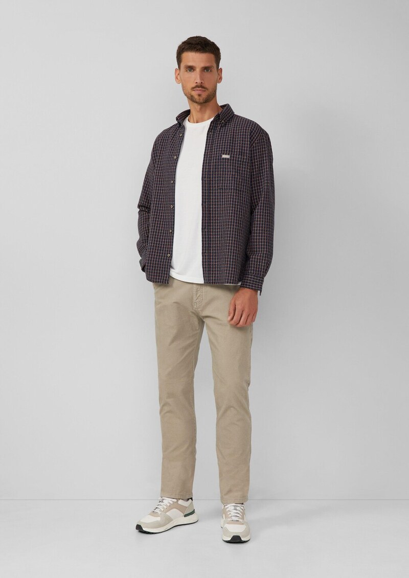 Cordhose im Regular Fit aus Baumwollstretch