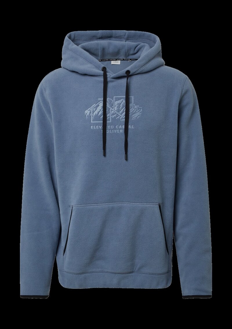 Fleece-Hoodie mit Artwork