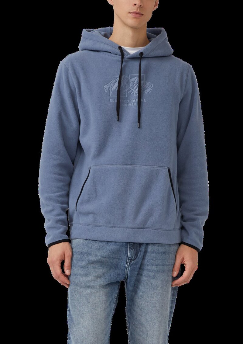 Fleece-Hoodie mit Artwork