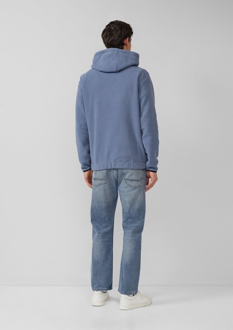 Fleece-Hoodie mit Artwork