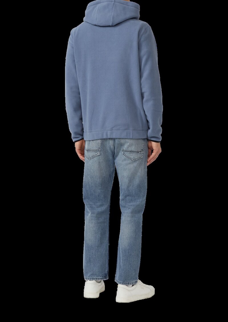 Fleece-Hoodie mit Artwork