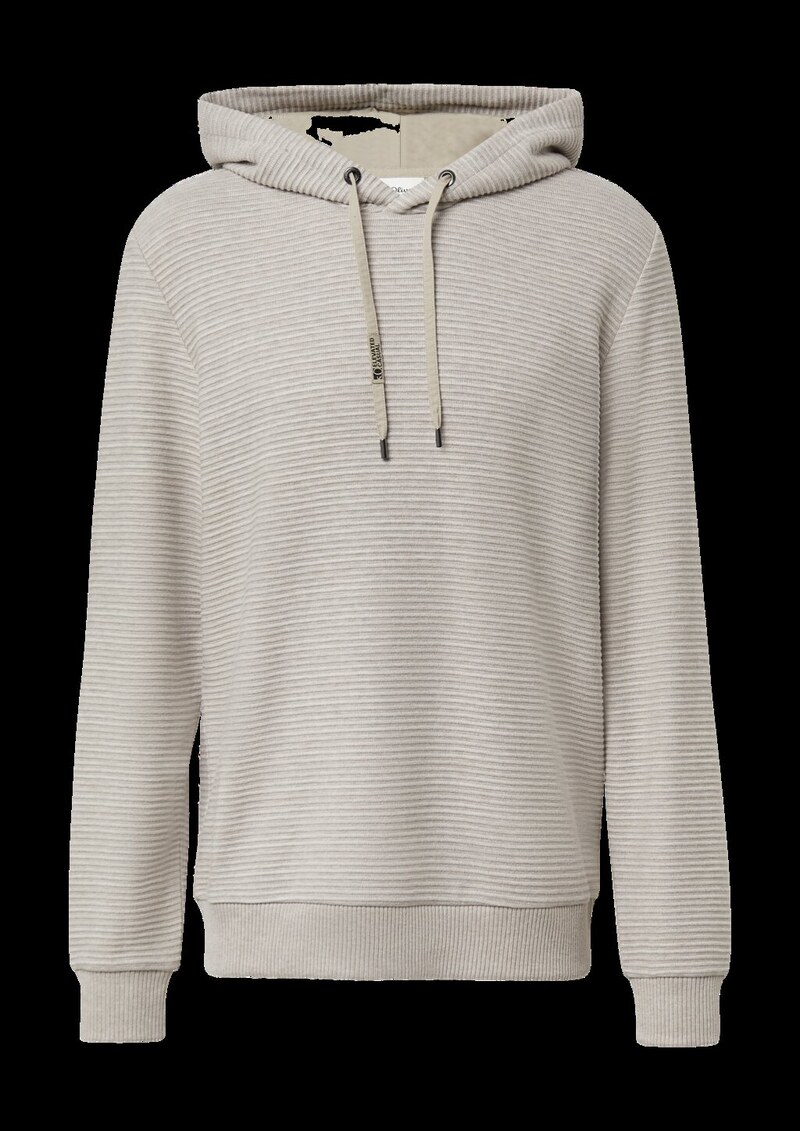 Weicher Hoodie in Strick-Optik mit gefütterter Kapuze