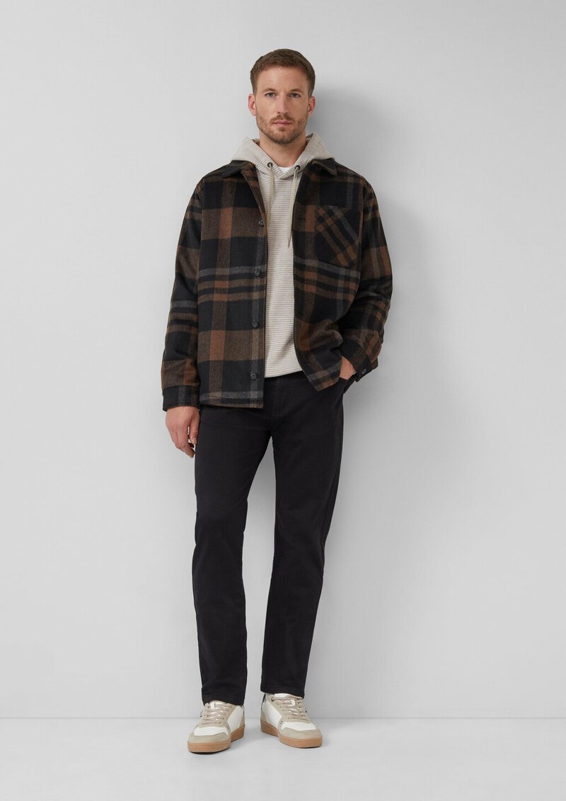 Weicher Hoodie in Strick-Optik mit gefütterter Kapuze