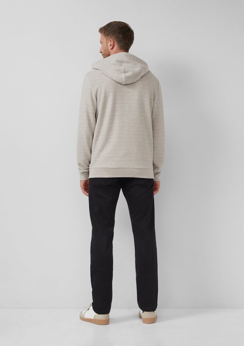 Weicher Hoodie in Strick-Optik mit gefütterter Kapuze