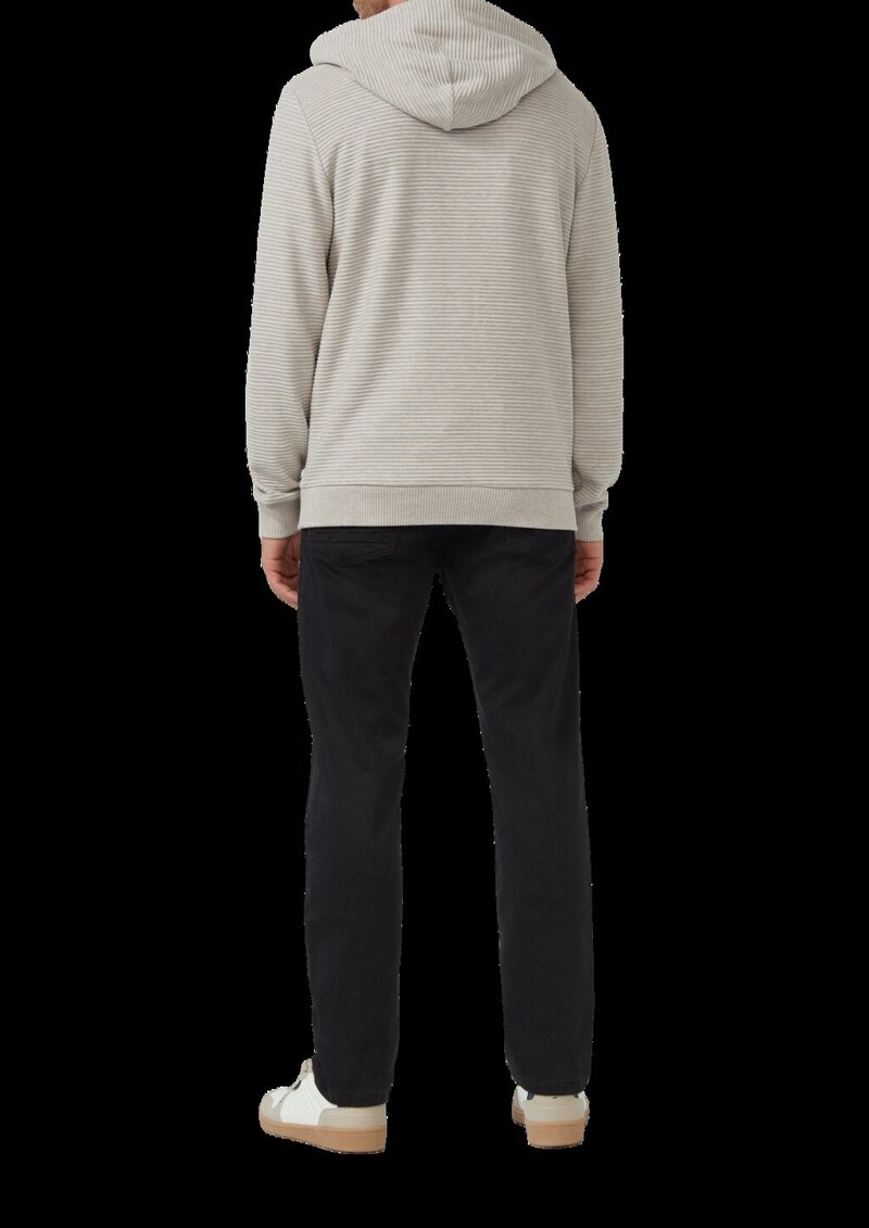 Weicher Hoodie in Strick-Optik mit gefütterter Kapuze