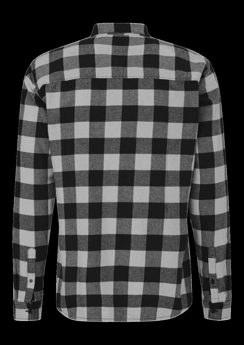 Regular Fit: Flanellhemd mit Kentkragen