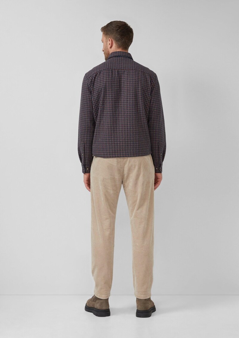 Detroit: Cordhose im Relaxed Fit mit Elastikbund