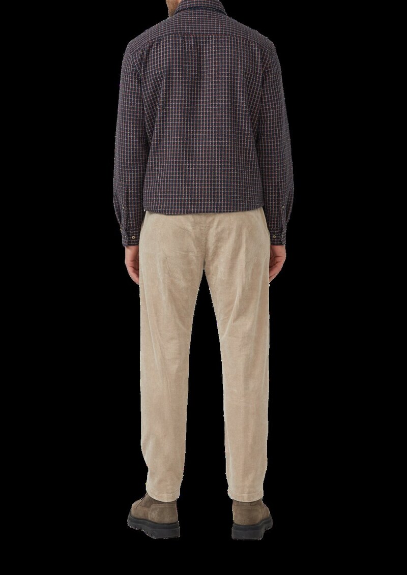 Detroit: Cordhose im Relaxed Fit mit Elastikbund