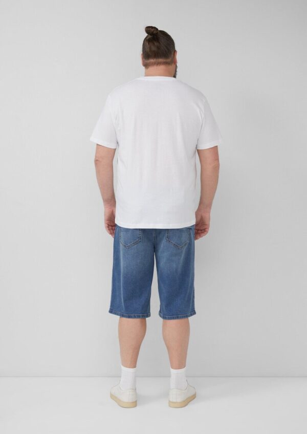 Leichte Jeans-Bermuda / Regular Fit / Mid Rise